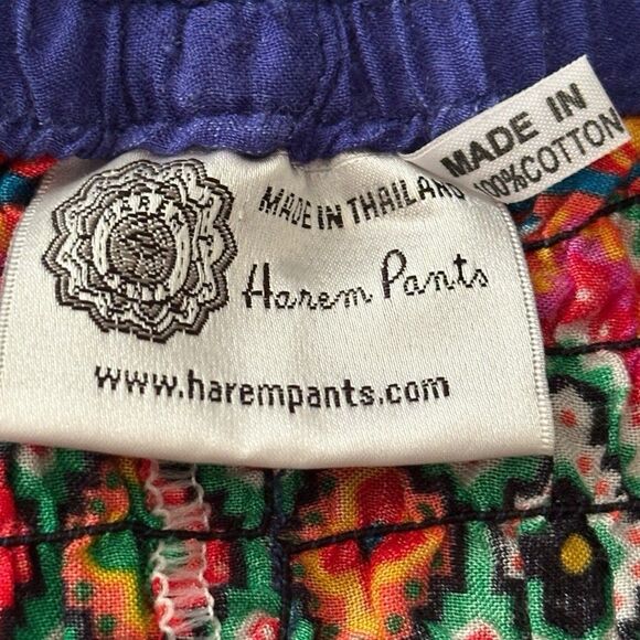 Dashiki Print 2 In 1 Jumpsuit Harem Pants Blue One Size - Picture 3 of 6